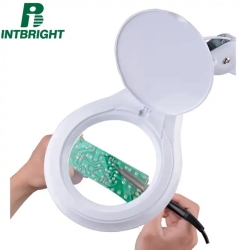 Лампа-лупа косметолога Intbright 9003LED-8D БЕЛАЯ, 8 диоптрий