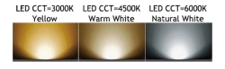 Лампа настольная на струбцине 9503LED dimming+CCT 182 LED БЕЛАЯ