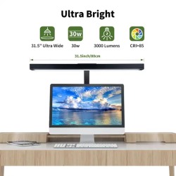 Настільна лампа Intbright 9509LED-30CCT 324LED, 30Вт ЧОРНА