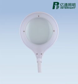 Лампа-лупа настольная Intbright 9101LED-B-R-127-5D БЕЛАЯ