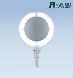 Лампа-лупа настольная Intbright 9101LED-B-R-PLUS-127-5D БЕЛАЯ