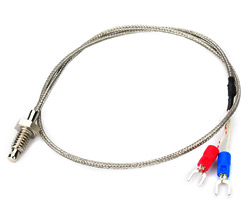 temperature sensor  Thermocouple K-type M6, 1m shielded cable.