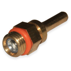 Glue gun nozzle 2x38 mm, brass