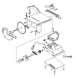 Circular saw  BG-3119 multifunctional