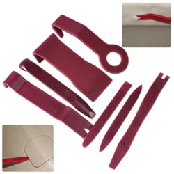  Car trim stripper  Set of 7 pieces RED