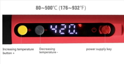 Паяльник з терморегулятором CXG Global E60WT [220В, 60Вт, жало 900М]