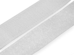  Velcro tape  Velcro with 3M adhesive [25mm x 1m, pair] WHITE