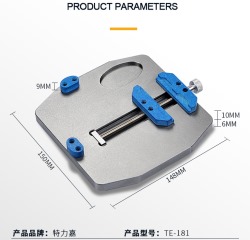 Mounting table for smartphone TE-181 card holder with screw terminals