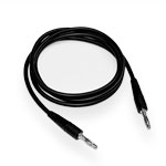 Cable Banana - Banana Black Y202 18AWG 1meter