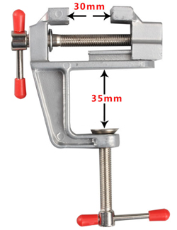 Aluminum vise AT-6030 [30mm]