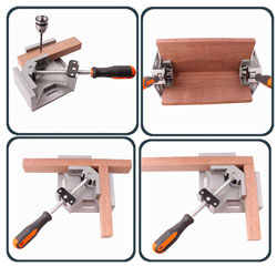 Carpentry aluminum corner vise INNER corner