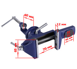  Swivel bench vice 65mm cast iron