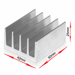 Радіатор алюмінієвий Ш42 Х 26  5 см