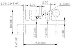 Aluminum radiator 21*15*11MM radiator heatsink TO-220 (with pin)