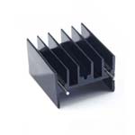 Aluminum radiator 25*24*16MM heat sink Black w/pin