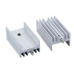 Радіатор алюмінієвий 25*15*11MM TO-220 aluminum heat sink (with pin)