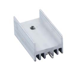 Радиатор алюминиевый 25*15*11MM TO-220 aluminum heat sink (with pin)