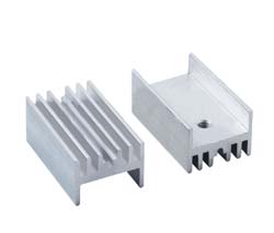 Радіатор алюмінієвий 25*15*11MM TO-220 aluminum heat sink