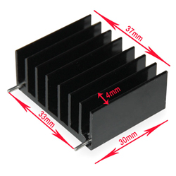 Радіатор алюмінієвий 30*37*15MM aluminum heat sink (with pin)