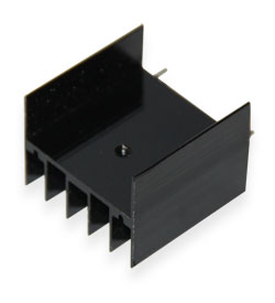 Радіатор алюмінієвий 30*30*24MM Aluminum heat sink (with pin)