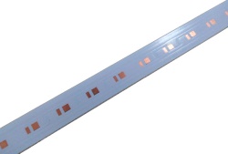 Mounting plate LED lamp 270x9.8x0.75mm fiberglass