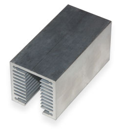 Aluminum radiator 40*40*100MM aluminum heat sink