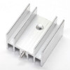 Aluminum radiator 25*23*16MM TO-220 aluminum heat sink (with pin)