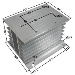 Радиатор 115*80*80