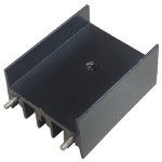 Радиатор алюминиевый 45*24*16MM heat sink Black w/pin