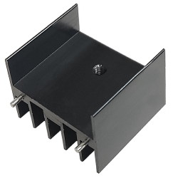 Радіатор алюмінієвий 25*30*24MM Aluminum heat sink (with pin)