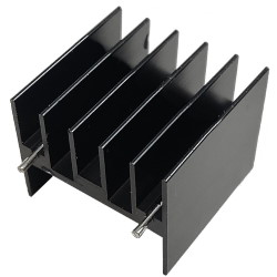 Радіатор алюмінієвий 25*30*24MM Aluminum heat sink (with pin)