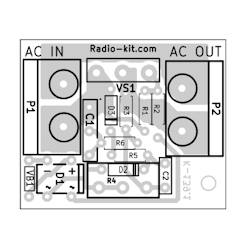 Radio constructor Power controller AC 220V 5kW 2 terminals K139.1