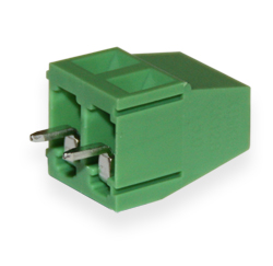 XK screw terminal block128-5.0-02P (steel) Green