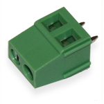 XK screw terminal block<gtran/>128-5.0-02P (steel) Green<gtran/>