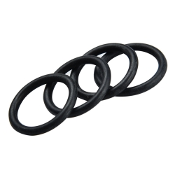 Set  MF-9879B black rubber rings 225 pieces