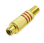 Гніздо на кабель<gtran/> RCA HM-150 Gold-Red