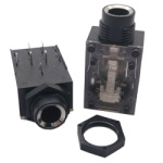 Socket 6.3mm<gtran/> EJ6504A stereo with independent shutdown 7-pin<gtran/>