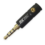 Plug to cable<gtran/> Ranko 4-pin 3.5mm Black<gtran/>