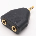 Adapter, splitter  HM-292 3.5mm to 2x3.5mm plastic