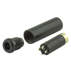 Гніздо на кабель Sennheiser 4-pin 3.5mm анодир. алюм. Чорний