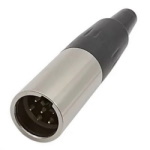 Plug to cable<gtran/> mini XLR 6-pin male