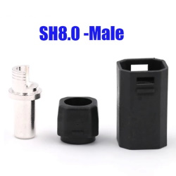 Роз'єм акумуляторний SH8.0U-M.S.B AS250 Male Black