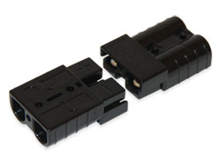 Battery connector SB50A  BLACK  8AWG