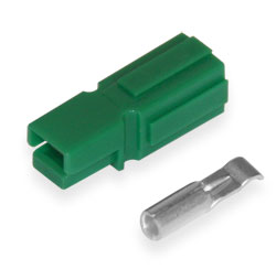 Battery connector PA45A GREEN 10AWG