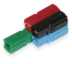 Battery connector PA45A GREEN 10AWG