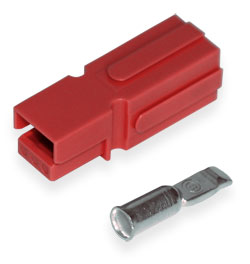 Battery connector 75A600V  RED  6AWG