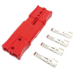 Battery connector PP40A Red