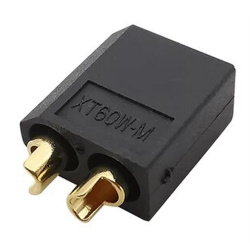 Роз'єм акумуляторний XT60W-M.G.B. Male Black