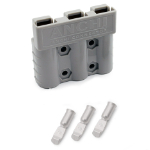 Battery connector<gtran/> AN-3 50A600V GRAY 6AWG