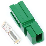 Battery connector<gtran/> 75A600V  GREEN  6AWG